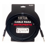 Kotik Cable Para Instrumento Flexi 3m Negro