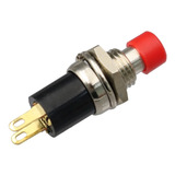 Pulsador Normal Abierto 7mm Rojo 250v 1a -pdiy-