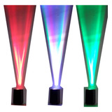  Bañador Led Efectos Color Full Rgb 3w Lente Óptico Pack X20