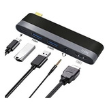 Hubs Usb Hifit Usb C Hub, Adaptador Multipuerto Tipo C 5 En 