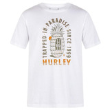 Polera Evd Wsh Trapped In Paradise White Ss Hurley