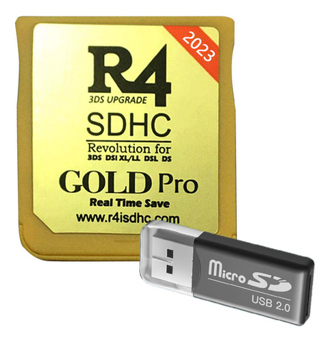 Tarjeta R4 Sdhc 2023 De 32 Gb Para Nintendo Ds 3ds Dsi