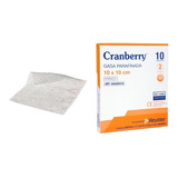 Gasa Parafinada 10x10 Cranberry - Unidad