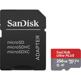 Cartão De Memória Sandisk Micro Sd Ultra Plus 256gb 130mb/s