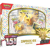 Pokémon Tcg 151 Zapdos Ex Collection 