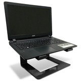 Suporte De Notebook New Genus Stand Dj Em Aço Macbook Preto