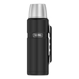 Termo 1.2lt King Color Negro Acero Inoxidable Thermos