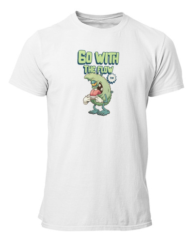 Camiseta Camisa Estampada Cannabis Maconha 420 Go With Flow