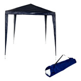 Tenda Gazebo Desmontável 2x2 M Barraca Praia Camping Azul