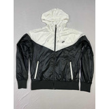 Nike Campera Windrunner Como Nueva. Talle M. Blanca Y Negra