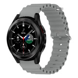 Pulseira Correa De Silicone Ondulada Para Galaxy Watch4 46