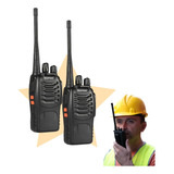 Kit 2 Radios Walk Talk Comunicador 16 Ch 12km Baofeng 777s 