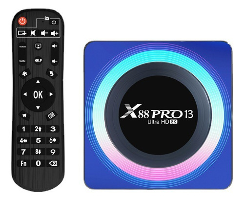 X88 Pro 13 Decodificador Android 13.0 Caja De Televisión