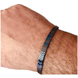 Pulsera Piedra Hematita Black Blue Hombre Mujer Moda 2020 I