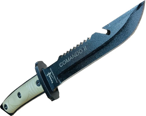 Cuchillo Yarara Comando 2 Hoja 15cm Ac. Aleman Vaina Rigida