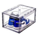 Caja De Zapatos Tenis Apilable Premium Transparente Imantada