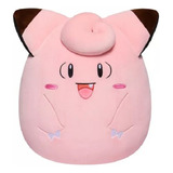 Peluche Clefairy Pokémon Squishmallows 25cm Original Caffaro