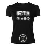 Playera De Led Zeppelin , Refleja La Luz Bandas De Rock 