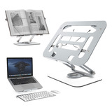 Soporte Laptop Ergonómico De Aluminio Rotación 360° Plegable