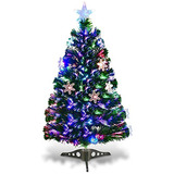 Árbol Navideño Artificial 3ft Goplus Pre-iluminado Con Luces