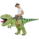 One Casa Disfraz Inflable De Dinosaurio Para Montar En T Rex