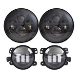 Faros Led Delanteros Con Polarizado, 7 Pulgadas, Aprobados P