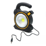 Linterna Foco Led 20w Solar Recargable Para Camping Con Usb 