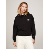 Sudadera Cafe Con Capucha Tommy Hilfiger De Mujer