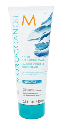 Moroccanoil Máscara Color Temporal Nutritiva Aquamarine 