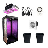Kit Super Completo Indoor Carpa 80x80 + Led Growtech 300w