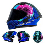 Casco Abatible Seti Azul Erok Helmets Dot + Mica De Regalo