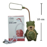 Lampara Velador Usb Luz Infantil Animalitos Osito Recargable