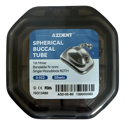 Tubos Ortodoncia Roth 0.022 1 Molar 20 Sets Spherical Nuevo | Envío gratis