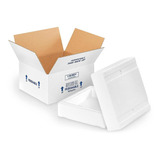 Kit De Cajas Con Espuma Aislante - 26x26x11cm - 4/paq