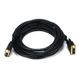 Cable Dvi-d De Doble Enlace (15 Pies/4.5 Metros) Negro