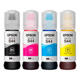 Pack 4 Tintas Epson Original T544 L110 / L3110 /l3150 /l5190