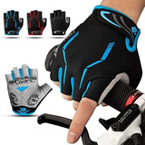 Guantes Fitness Deportivos Ciclismo Gel + Tela Para Sudor