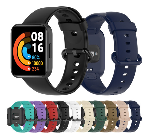 Pack 2 Malla Para Redmi Mi Watch 1 2 Xiaomi Mi Lite 1 Lite 2