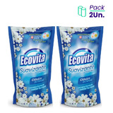 Suavizante Ecovita Clasico Intense Doypack 900ml Pack X2
