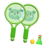 Juego De Raquetas De Bádminton Para Niños, Juguete Ligero Pa