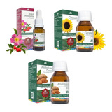 Kit Óleo Vegetal De Girassol Amêndoas Rosa Mosqueta Wnf