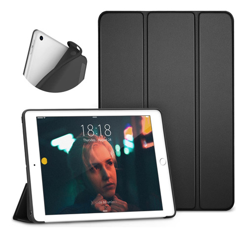 Funda Protector Smart Case Cover Silicon Magnetico Para iPad