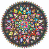 Adesivo Decorativa De Parede Mandala - Respeito 60x60cm 