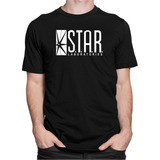 Camiseta Camisa Laboratório Star Labs Flash Dc Geek Nerd