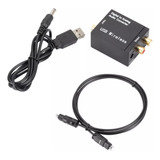 Conversor Audio Digital A Analogico Bluetooth Y Optico A Rca