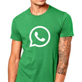 Camiseta Para Caballero Whatsapp Iconic Store
