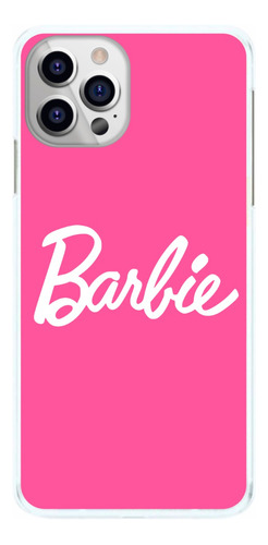 Capinha Barbie Fundo Rosa Logo Simbolo Capa De Celular