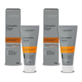 2 Creme Gel Clareador Facial De Rosto Ácido Kójico Labotrat