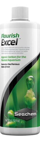 Seachem Flourish Excel 500ml Carbono Líquido Plantas Aquário