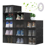 Cajas Organizadoras Apilables Para Zapatos 5 Colores 12 Pcs